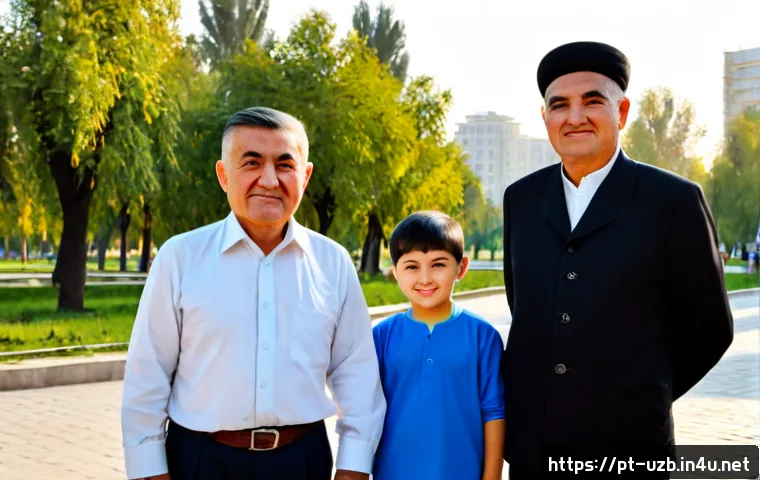 Home 17 우즈베키스탄의 인구 구성과 민족 - Photorealistic editorial scene of a diverse group of Uzbekistani residents representing Uzbek, Tajik...